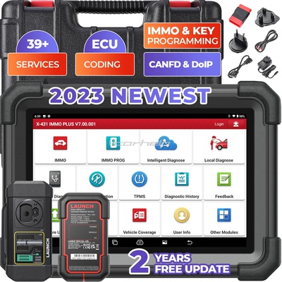 跨境  LAUNCH X431 IMMO PLUS Key Programmer 海外全球版 多语言