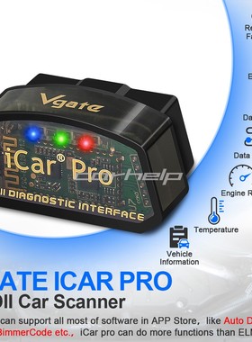 检车OBD神器 Vgate iCar Pro BLE 4.0 wifi ELM327汽车故障诊断仪