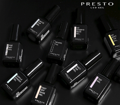 正品Presto新包装 瓶装美甲功能胶 底胶封层 磨砂 免洗 硬式