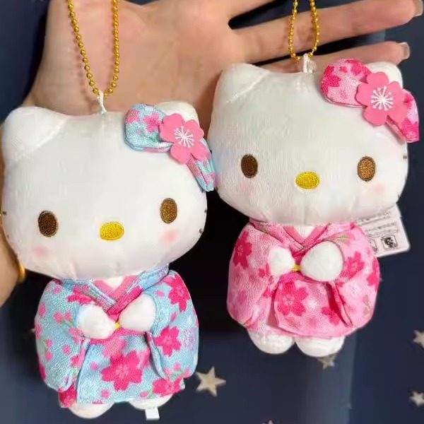 日本正版kittyKT抹茶和服包挂件