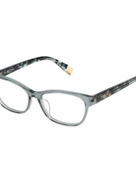 代购FURLA芙拉女士眼镜框方形醋酸纤维全框浅绿色日常佩戴办公