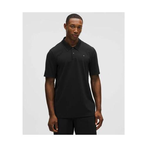 代购lululemon露露乐蒙男士POLO衫透气舒适贴身合体日常穿着