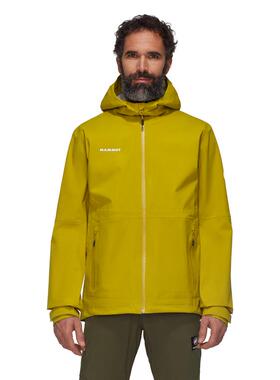 代购代购Mammut男海外购专柜1010-30950黄色连帽机能风百搭户外