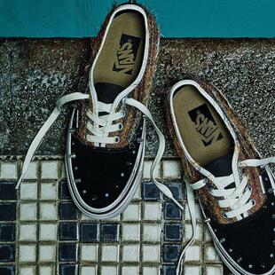 VANS Premium Authentic 44男女休闲板鞋街头毛绒针织铆钉鞋面