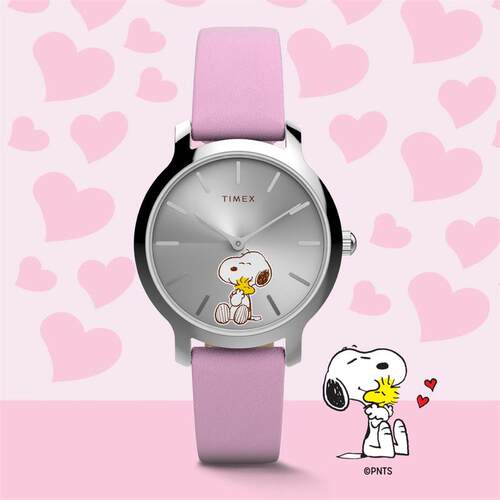 代购美国代购天美时手表Timex Peanuts联名款史努比拥抱时尚腕表