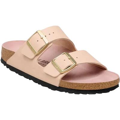 代购Birkenstock女士凉鞋透气软底轻便舒适Birko-Flor双带设计