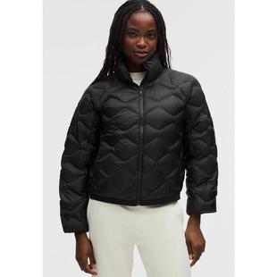 代购lululemon露露乐蒙女士羽绒服防风保暖轻便拉链闭合