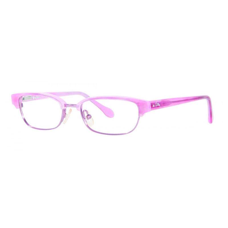 代购Lilly Pulitzer女士眼镜架椭圆金属全框粉色学习日常佩戴