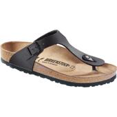 代购 Flor Birkenstock女士人字拖透气吸汗软底轻便黑色Birko