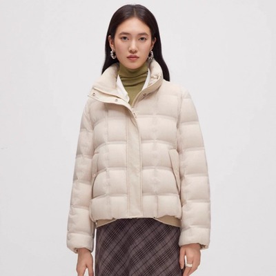 新款秋冬气质短款羽绒服女鹅绒服