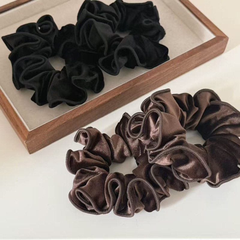 法式简约丝绒锁边小肠发圈女新款扎头发绳马尾头绳高弹力皮筋,饰品/流行首饰/时尚饰品新,发饰,淘宝优惠券,粉丝福利购,淘宝优惠卷