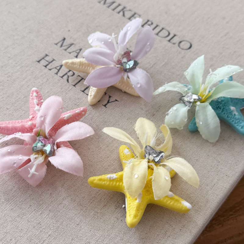 氛围感海星花朵贝壳浆果头饰甜美发夹海洋系列边夹发卡发饰海边度,饰品/流行首饰/时尚饰品新,发饰,淘宝优惠券,粉丝福利购,淘宝优惠卷