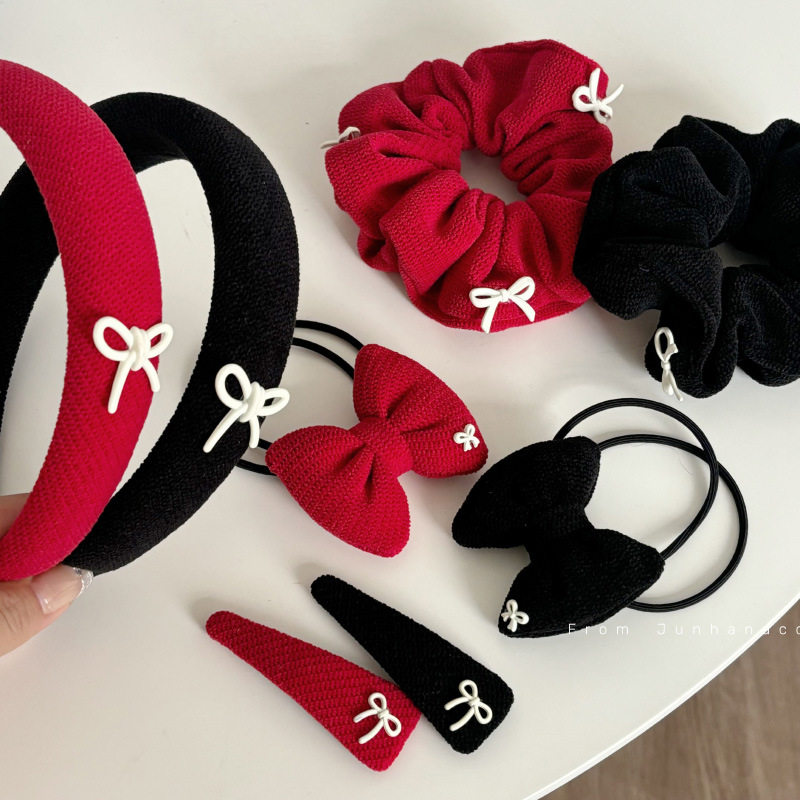 元气红色蝴蝶结发夹大肠发圈发夹气质优雅发绳发圈高颅顶发箍发饰,饰品/流行首饰/时尚饰品新,发饰,淘宝优惠券,粉丝福利购,淘宝优惠卷