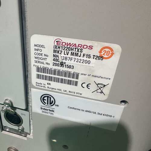 议价Ea真空泵，型号IXH1220HTXS，韩国原装，