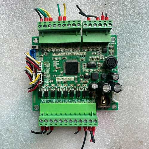 议价PLC工控板F3U12-8-4H-2AD-2DA-485四轴