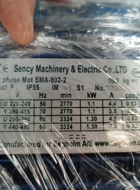 议价3 phase Mot SMA-802-2三相电动机议价