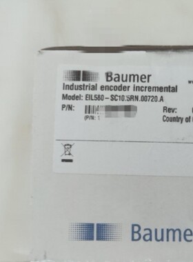 议价堡盟Baumer编码器EIL580-SC10.5RN.00720.A 议价