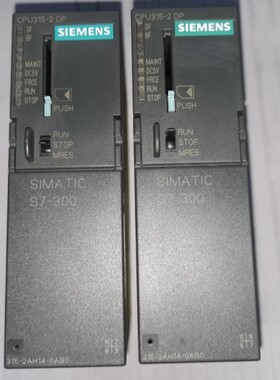 议价95新 6ES7 315-2AH14-0AB0 CPU314-2DP 可冲新 质保一年