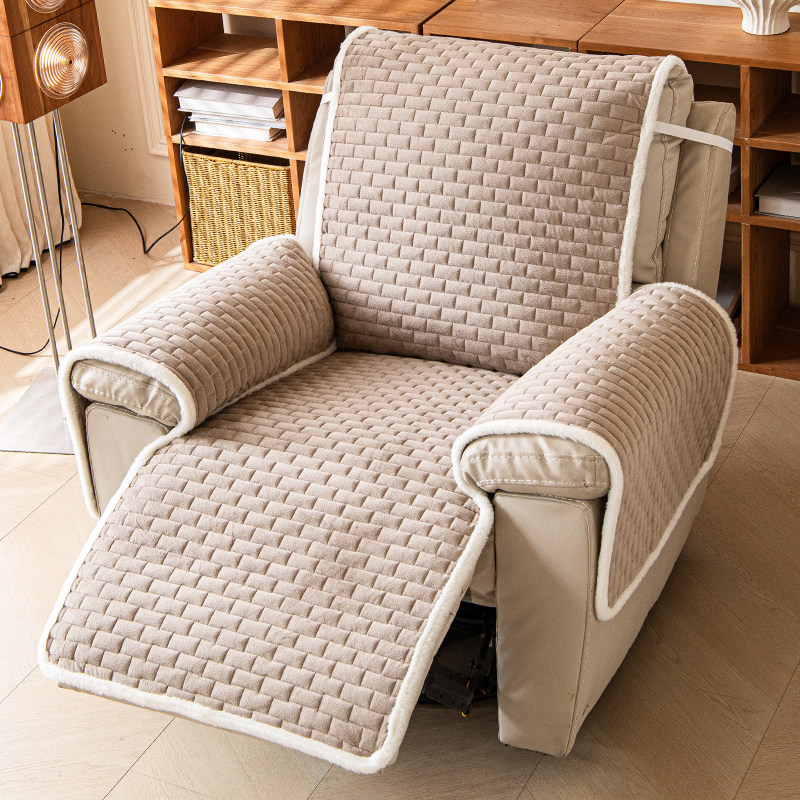 四季通用单人沙发套罩坐垫电动芝华士头等舱布艺扶手靠背盖巾罩套