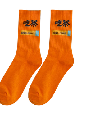 ins潮高帮欧美街头创意中筒袜