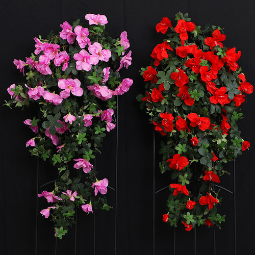 仿真杜鹃花假花映山红壁挂花装饰