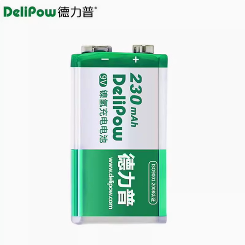 德力普9V230MAH镍氢充电电池