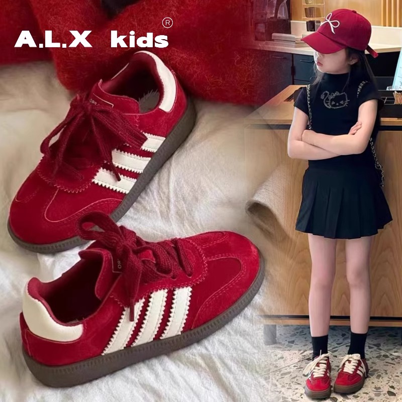 女童运动鞋2025春秋季新款训德鞋