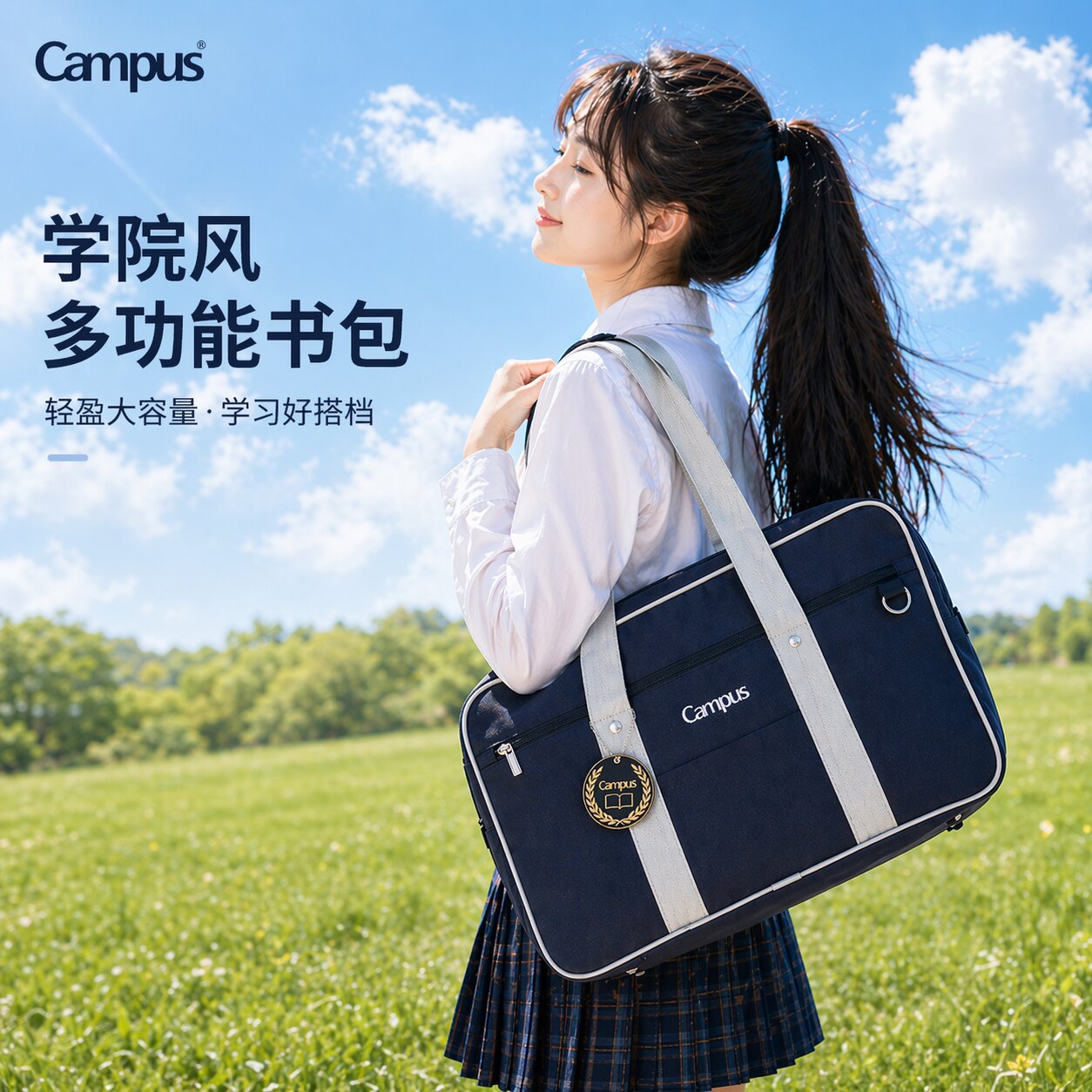 春季好物-国誉Campus学院风提包