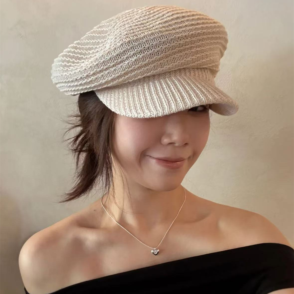 法式慵懒风！日常出街报童帽子女