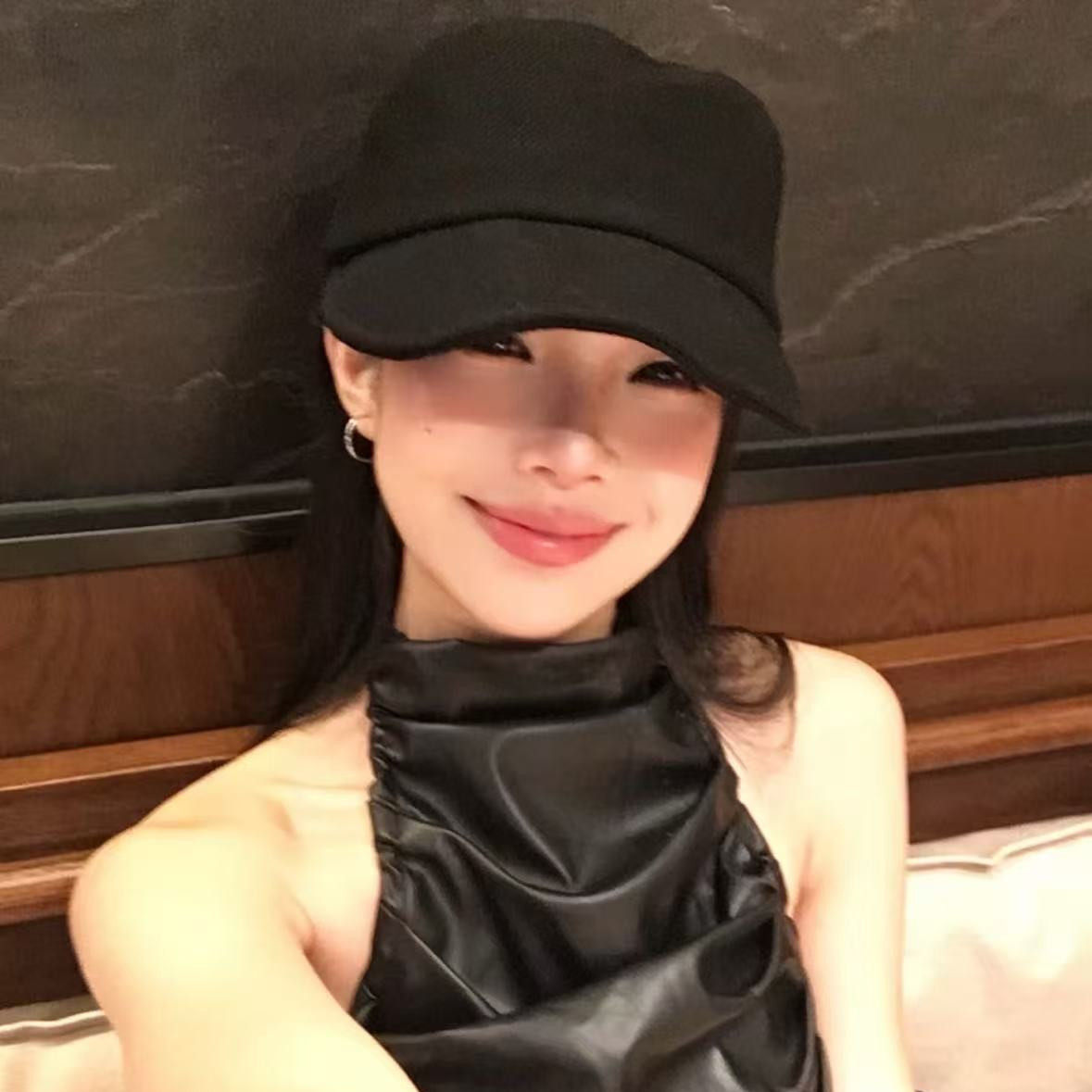 英伦风黑色平顶骑士马术帽女日系复古报童帽网红鸭舌贝雷帽显脸小,服饰配件/皮带/帽子/围巾,帽子,淘宝优惠券,粉丝福利购,淘宝优惠卷