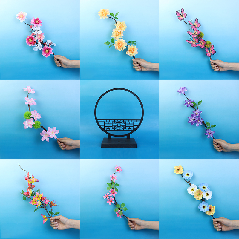 刺身摆盘装饰海鲜姿造三文鱼花草围边酒店高端背景装盘菜品点缀