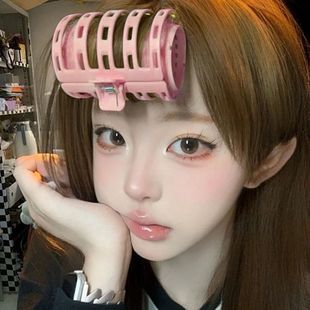 空气刘海卷发筒八字刘海蓬松卷发尾法式定型卷发器懒人学生卷大号