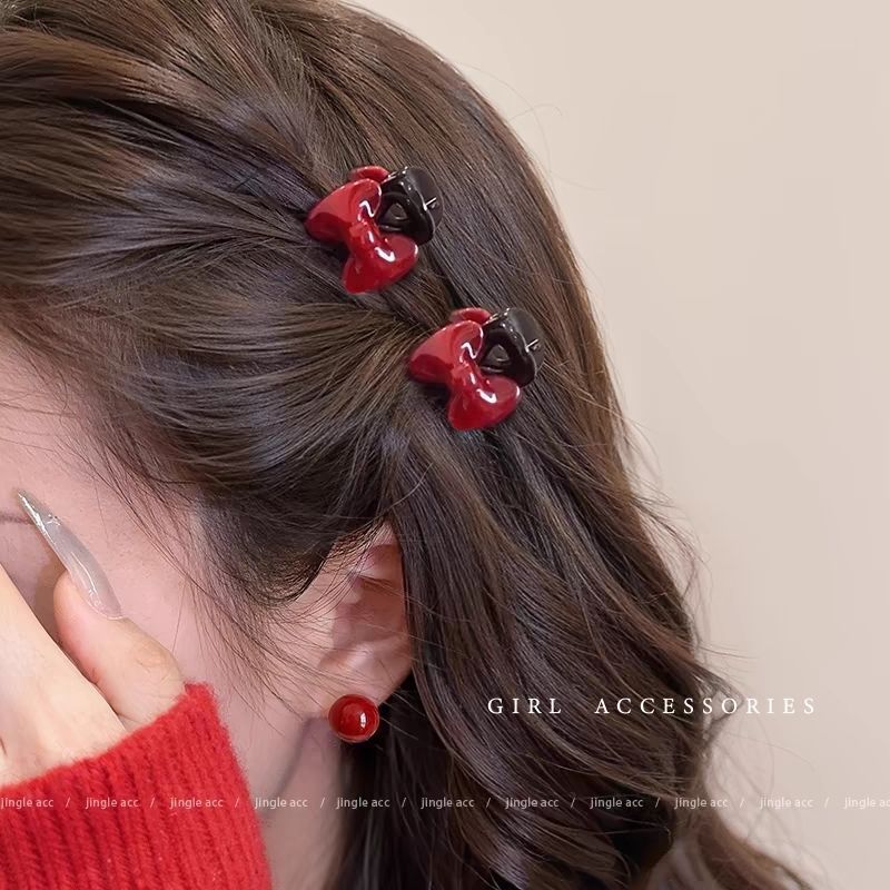 迷你蝴蝶结小抓夹女2025新款公主头发夹刘海小号夹子侧边发卡头饰