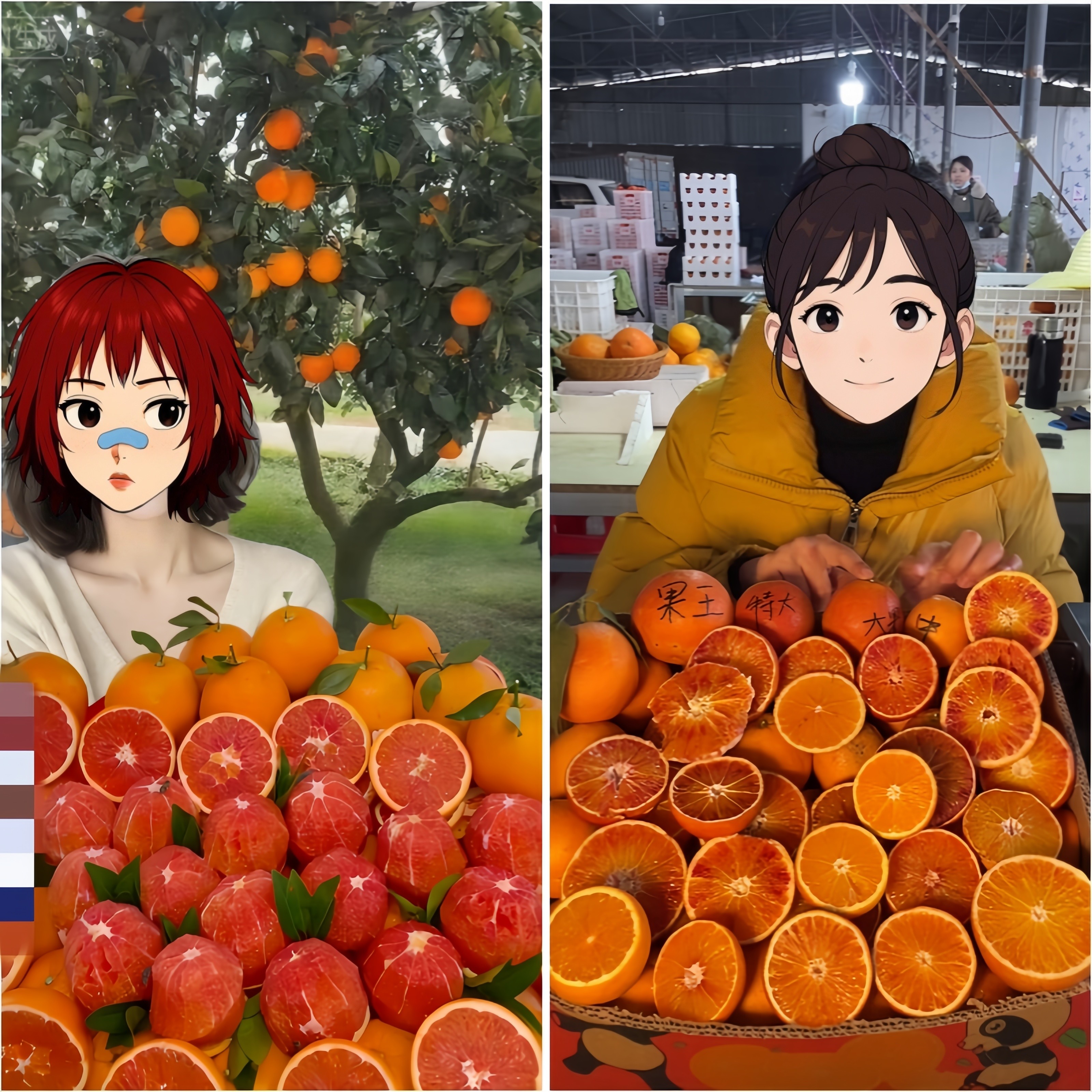 定制血橙子绿幕半无人直播间抖音清仓带货背景视频动态贴片素材,商务/设计服务,设计素材/源文件,淘宝优惠券,粉丝福利购,淘宝优惠卷