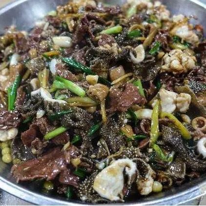 广西玉林土特产 牛肉 牛杂 牛料 炒牛料500g 美极大排档 炒牛杂