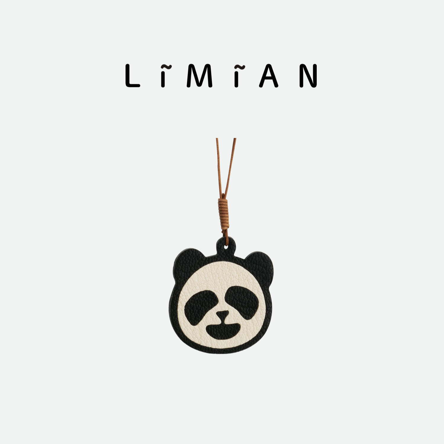 里面LM卡通皮质挂件可爱