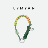 里面LM｜拼色编织腕带挂绳创意彩色手工小众多功能手机绳定制户外