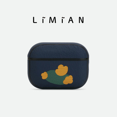 里面LM｜奇趣果系列真皮AirPods123代AirPodspro123代耳机壳定制保护套刻字定制可爱卡通不撞壳小众治愈礼物