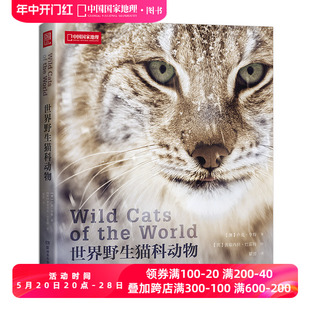 世界野生猫科动物中国国家地理全景猫盟百科全书珍惜野生哺乳动物猫科动物种类大全生物图鉴书籍神秘野生动物大猫咪图书集