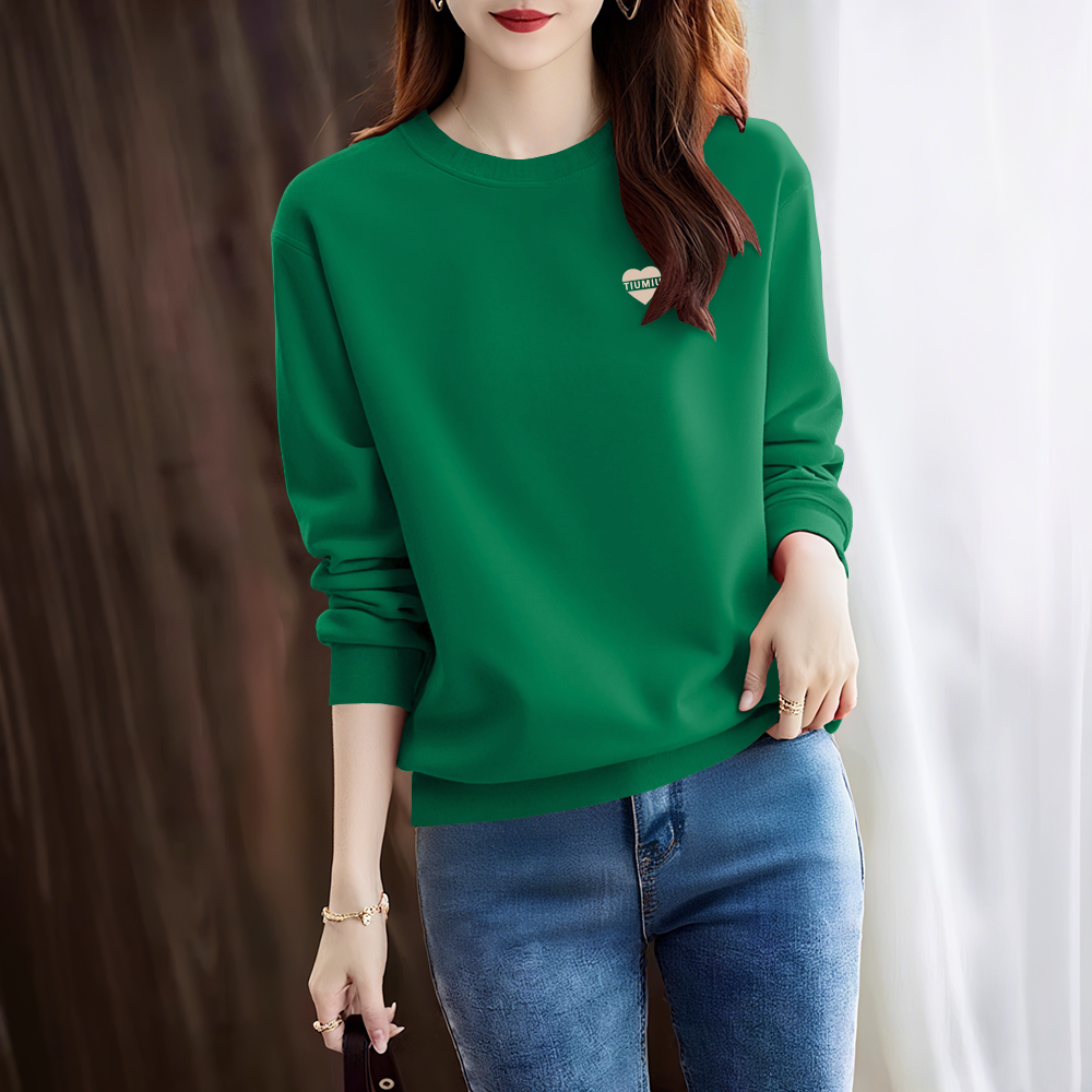 圆领新款秋冬加绒加厚2025女士洋气宽松大码休闲时尚长袖潮流卫衣,女装/女士精品,卫衣/绒衫,淘宝优惠券,粉丝福利购,淘宝优惠卷