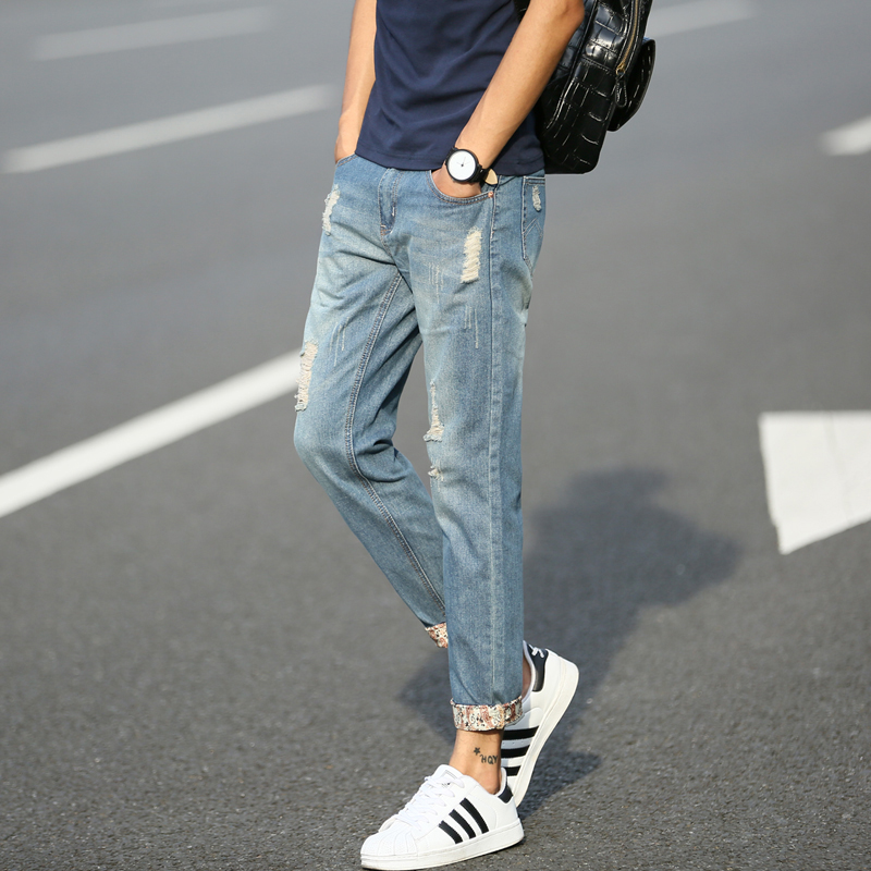 Jeans pour adolescent Sarouel HUDBSHI en coton pour été - Ref 1460843 Image 3