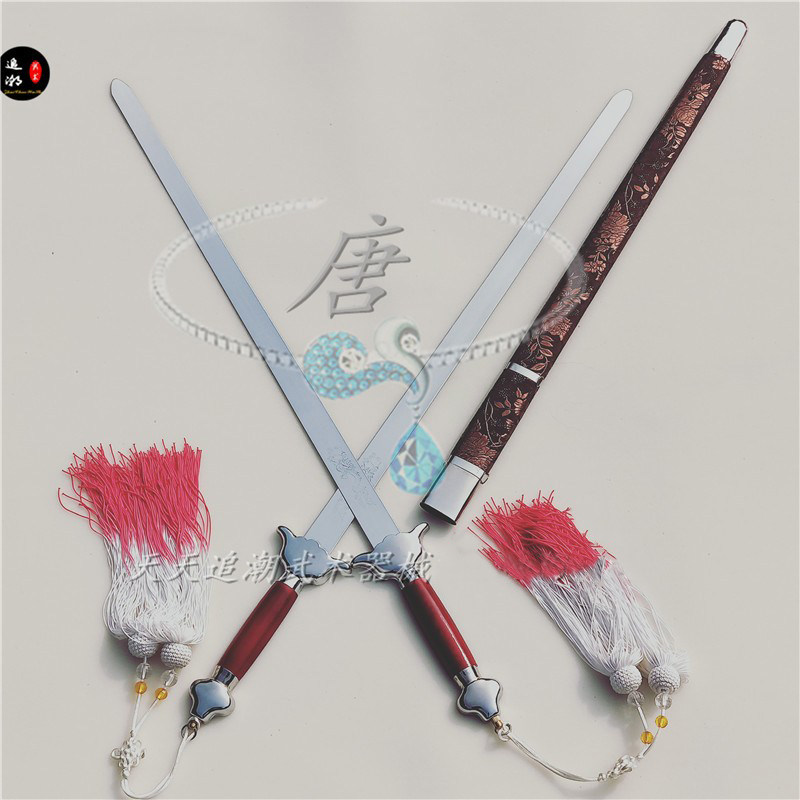 木兰剑表演双剑晨练太极剑鸳鸯双剑武术软剑健身剑送穗未开刃精品
