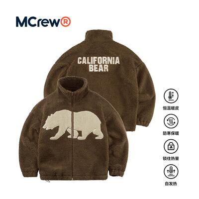 MCREWCABEAR系列黑色立领夹克