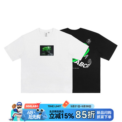MMLABCREWuniverse印花纯棉短袖
