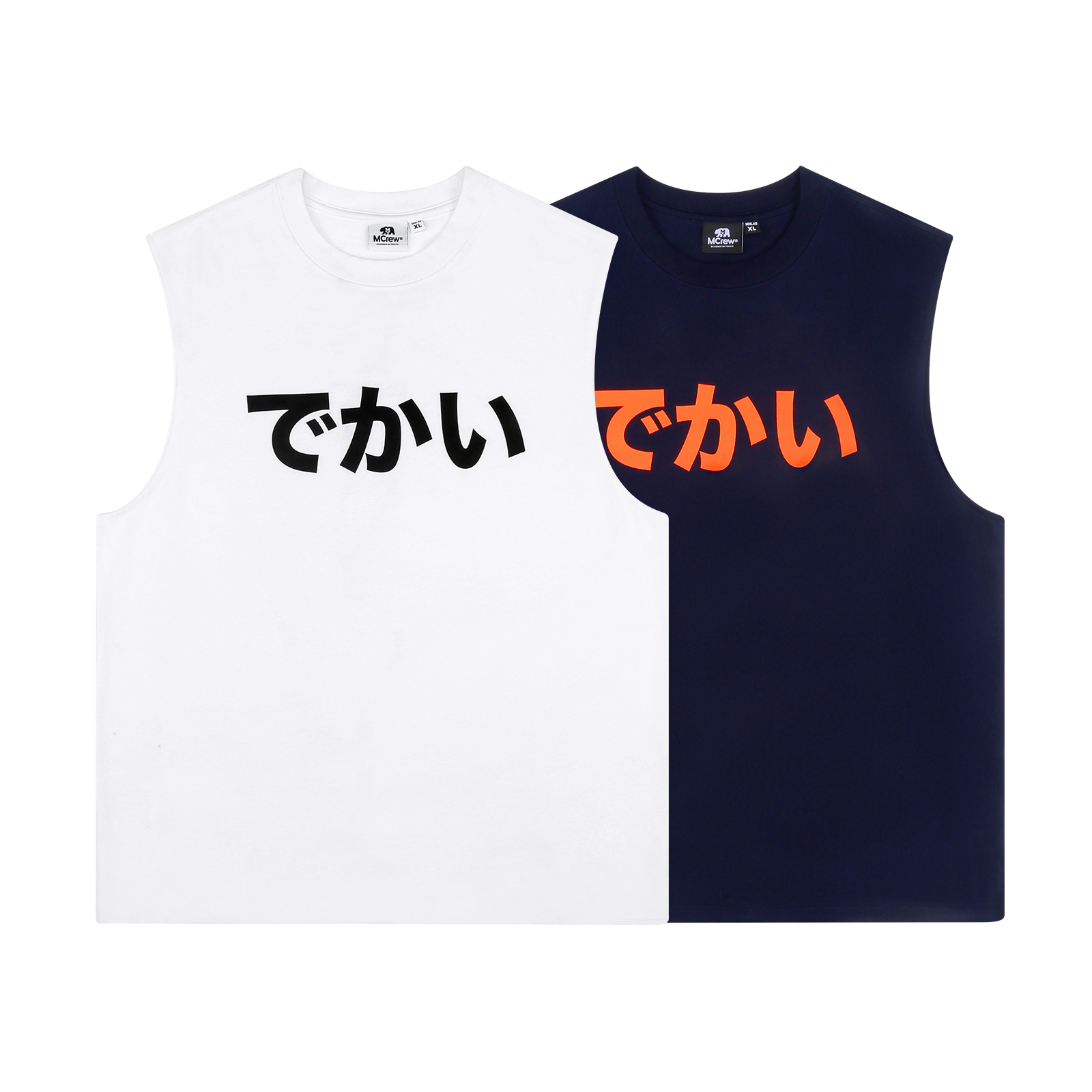 mcrew宽松夏季圆领背心