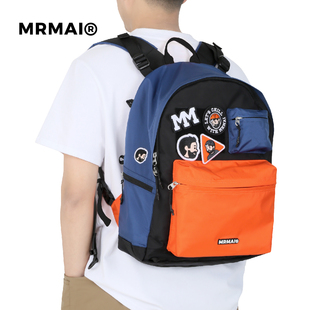 MRMAI CHILL系列旅游潮流户外运动撞色书包大号电脑背包双肩包