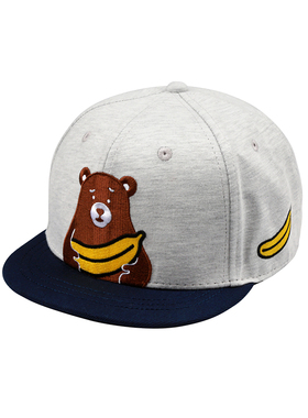 MMLABCREW官方店UKUMA嘻哈潮流SNAPBACK平沿棒球帽短檐帽 花灰色