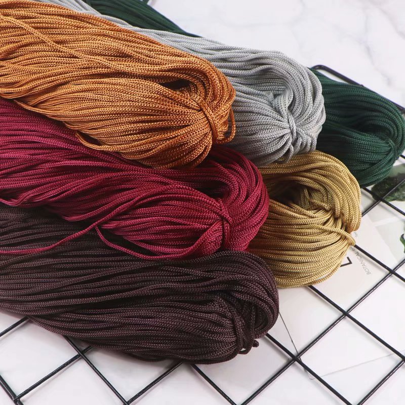 厂家批发手工轻体编织帽子线粗冰丝线空心线大把勾帽子坐垫手编线