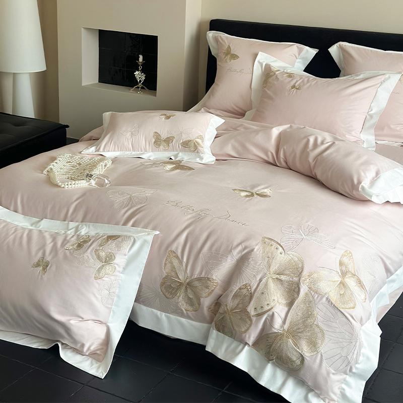 秋冬加厚保暖全消光牛奶绒四件套