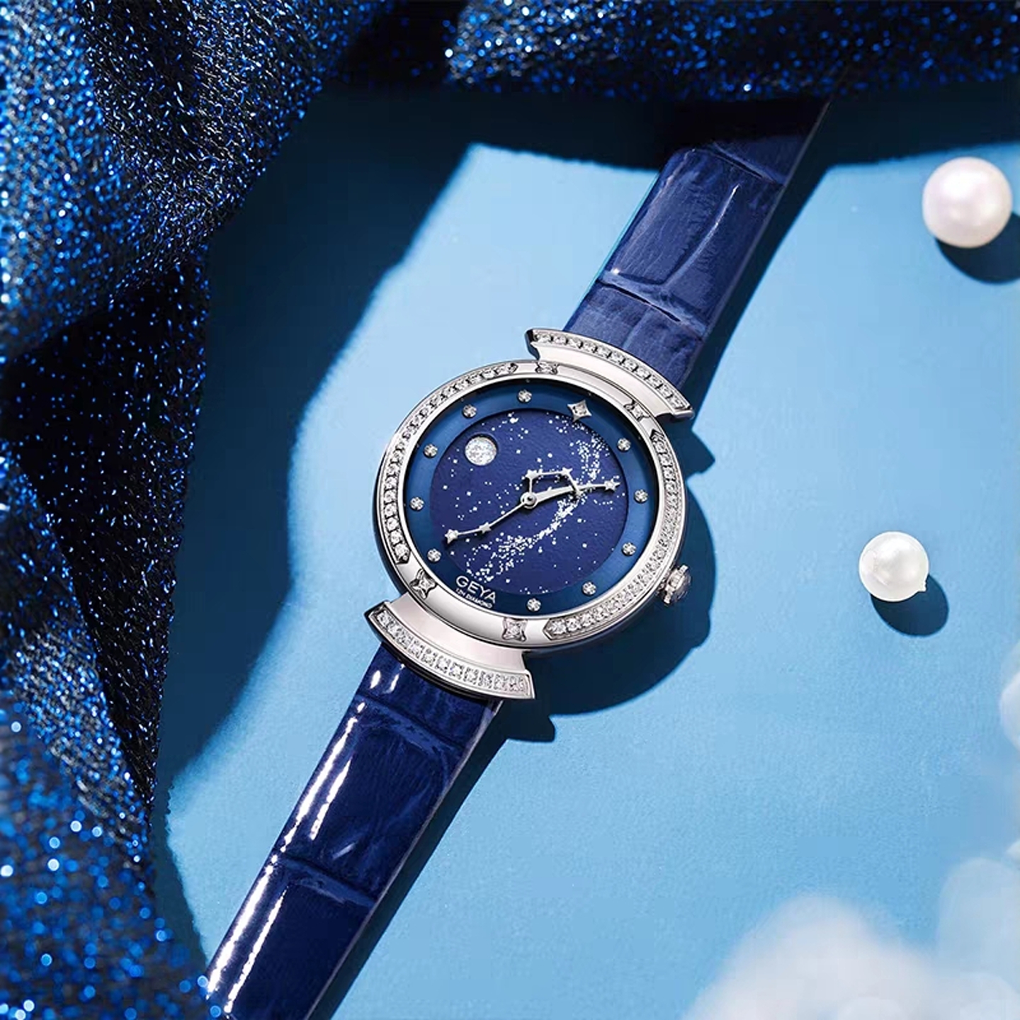 星空全自动机械表格雅真钻时尚